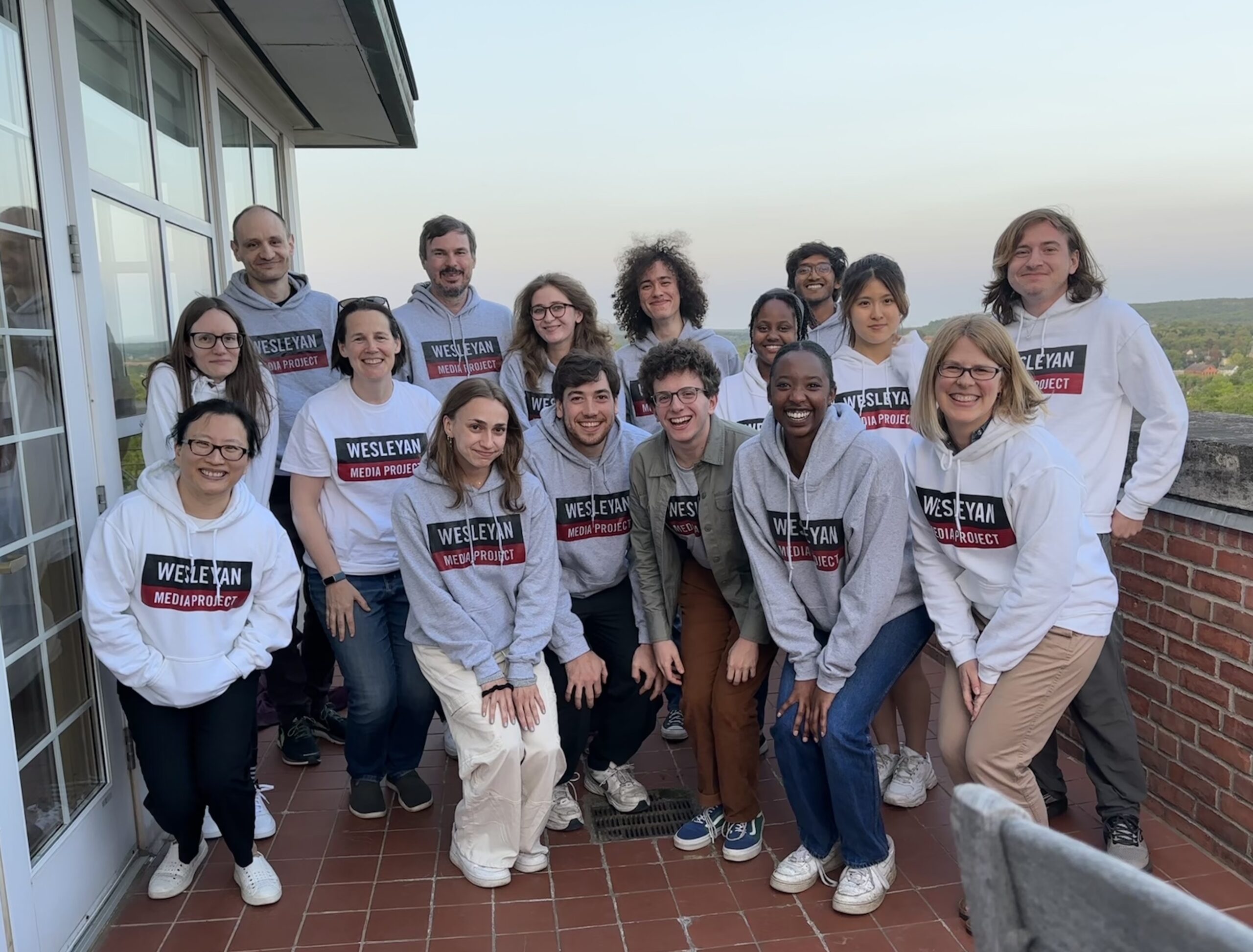 Group of Wesleyan Delta Lab students, staff, and faculty during spring 2023